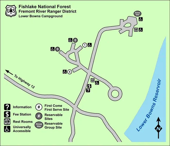 Lower Bowns campground